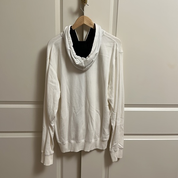 Men’s Billabong White Zip Up Hoodie Size XL - Picture 3 of 3